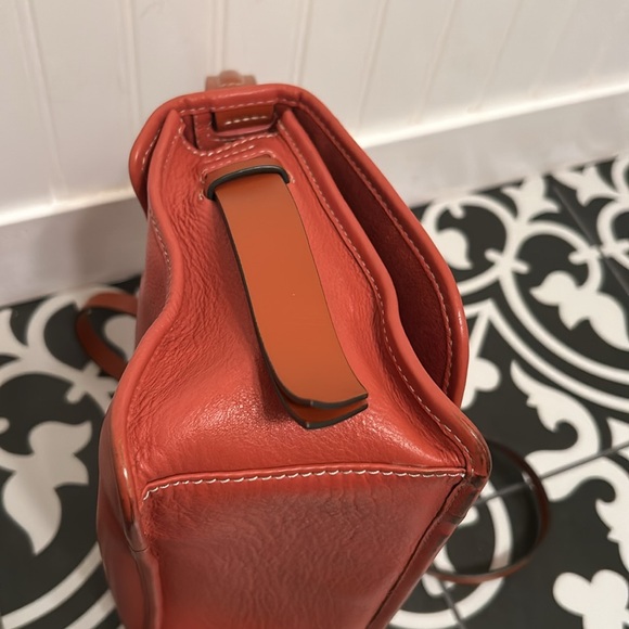 Radley Cording Street Medium Flapover Crossbody Bag, Ginger Biscuit Orange - Picture 12 of 15